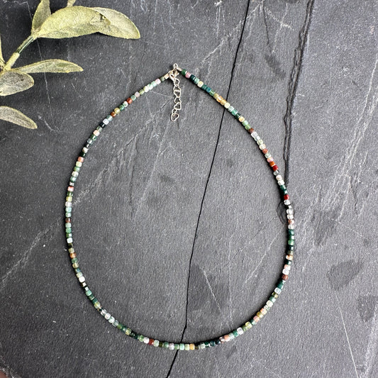 Quiet balance - Agat - Choker cu cristale naturale